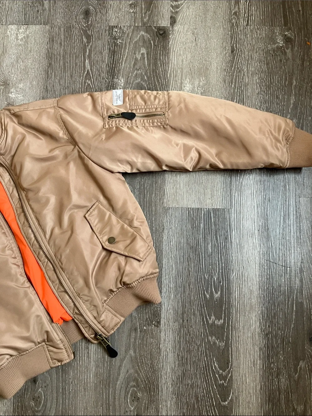 Guess women's satin flight/bomber jacket